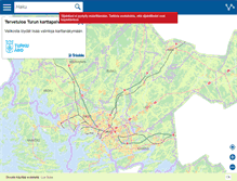 Tablet Screenshot of opaskartta.turku.fi