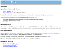 Tablet Screenshot of iptv.edu.turku.fi